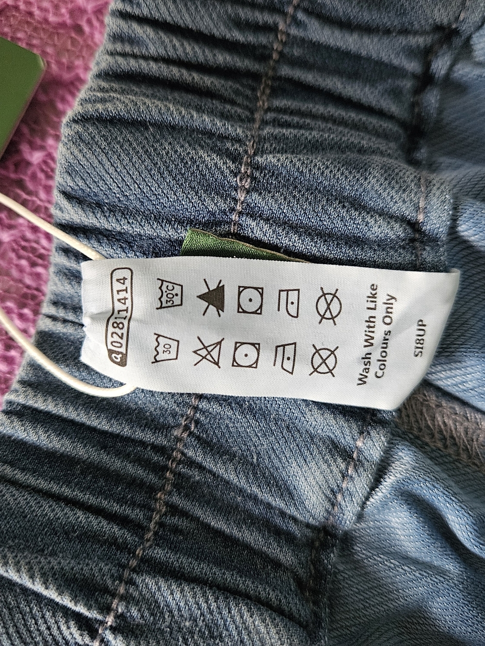 HALARA Light Blue Wide-Leg Button-Front Denim Pants - Picture 7 of 9